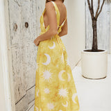 Solar Eclipse Maxi Dress Yellow