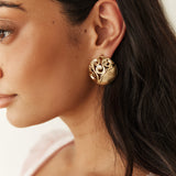 18K Gold Plated Athena Earrings Gold