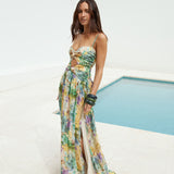 RUNAWAY THE LABEL Camille Maxi Dress Esme Print