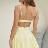 Shine For You Mini Dress Yellow