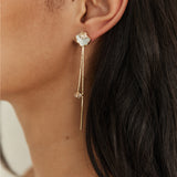 18K Gold Plated Endless Shore Earrings Gold