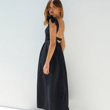 Divinity Maxi Dress Black