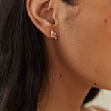 18K Gold Plated Autumn Leaves Earrings Gold