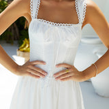 Wandering Soul Maxi Dress White