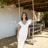 Sweetest Dreams Linen Maxi Dress White