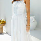 Wandering Soul Maxi Dress White