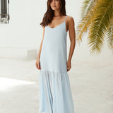 Island Rhythm Maxi Dress Blue