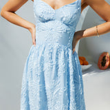 Porcelain Princess Maxi Dress in Blue