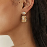 18K Gold Plated Magical Monument Earrings