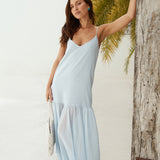 Island Rhythm Maxi Dress Blue