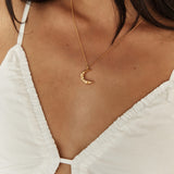 18K Gold Plated La Luna Necklace Gold