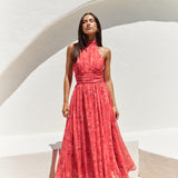 Elysian Sunset Maxi Dress Pink