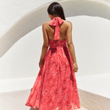 Elysian Sunset Maxi Dress Pink