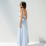 Coastal Glow Maxi Dress Blue