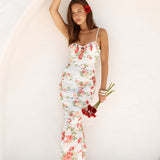 Wander Beyond Mesh Maxi Dress Floral