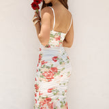 Wander Beyond Mesh Maxi Dress Floral