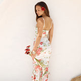 Wander Beyond Mesh Maxi Dress Floral