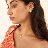 14k Gold Plated Wander Far Earrings Gold