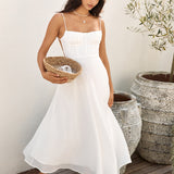 Take Her Dancing Maxi Dress White