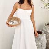 Take Her Dancing Maxi Dress White