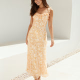 Botanica Maxi Dress Orange