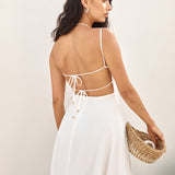 Take Her Dancing Maxi Dress White