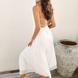 Take Her Dancing Maxi Dress White