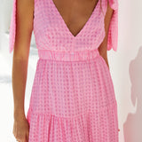 Aurora Glow Pink Maxi Dress