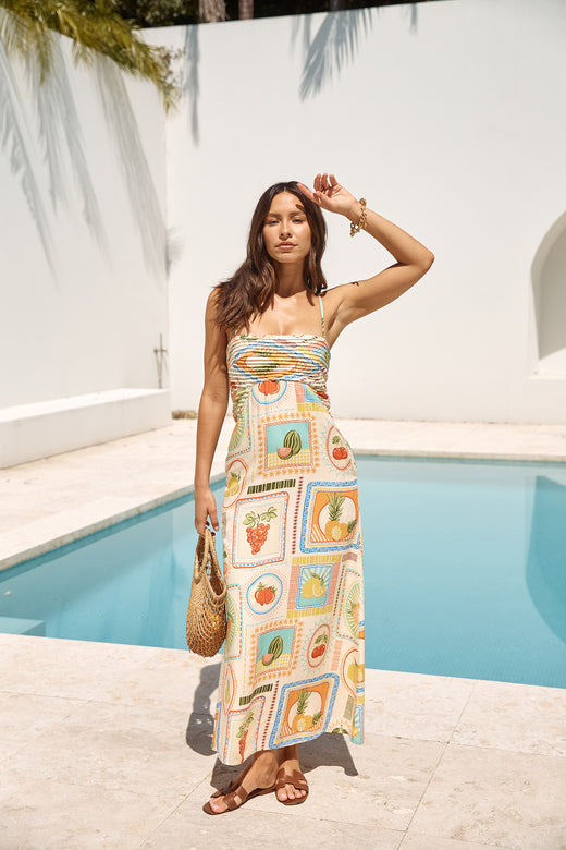 Floral printed maxi dresses online best sale