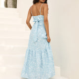 Bright Skies Maxi Dress Blue