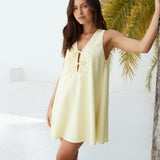 Love In Limoncello Mini Dress Yellow