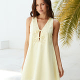 Love In Limoncello Mini Dress Yellow