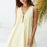 Love In Limoncello Mini Dress Yellow