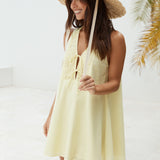 Love In Limoncello Mini Dress Yellow