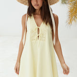 Love In Limoncello Mini Dress Yellow