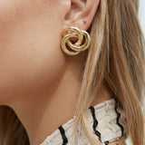 18k Gold Plated Divinity Earrings Gold