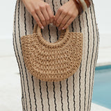 Escape To Explore Woven Bag Natural