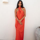 MADISON THE LABEL Amber Maxi Dress Flame