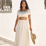 Ciao Bella Maxi Skirt Beige