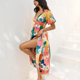 Garden Wedding Maxi Dress Multi