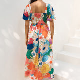 Garden Wedding Maxi Dress Multi