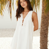 Love In Limoncello Mini Dress White