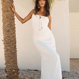 Cabana Bliss Maxi Dress White