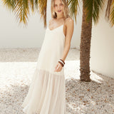 Island Rhythm Maxi Dress Beige