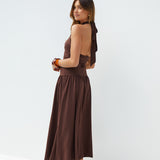 Mocha Moments Maxi Dress Brown