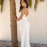 Cabana Bliss Maxi Dress White