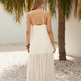 Island Rhythm Maxi Dress Beige