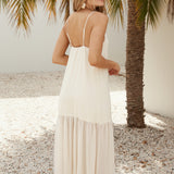 Island Rhythm Maxi Dress Beige