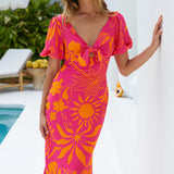 Summer Time Loving Midi Dress Pink