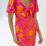 Summer Time Loving Midi Dress Pink